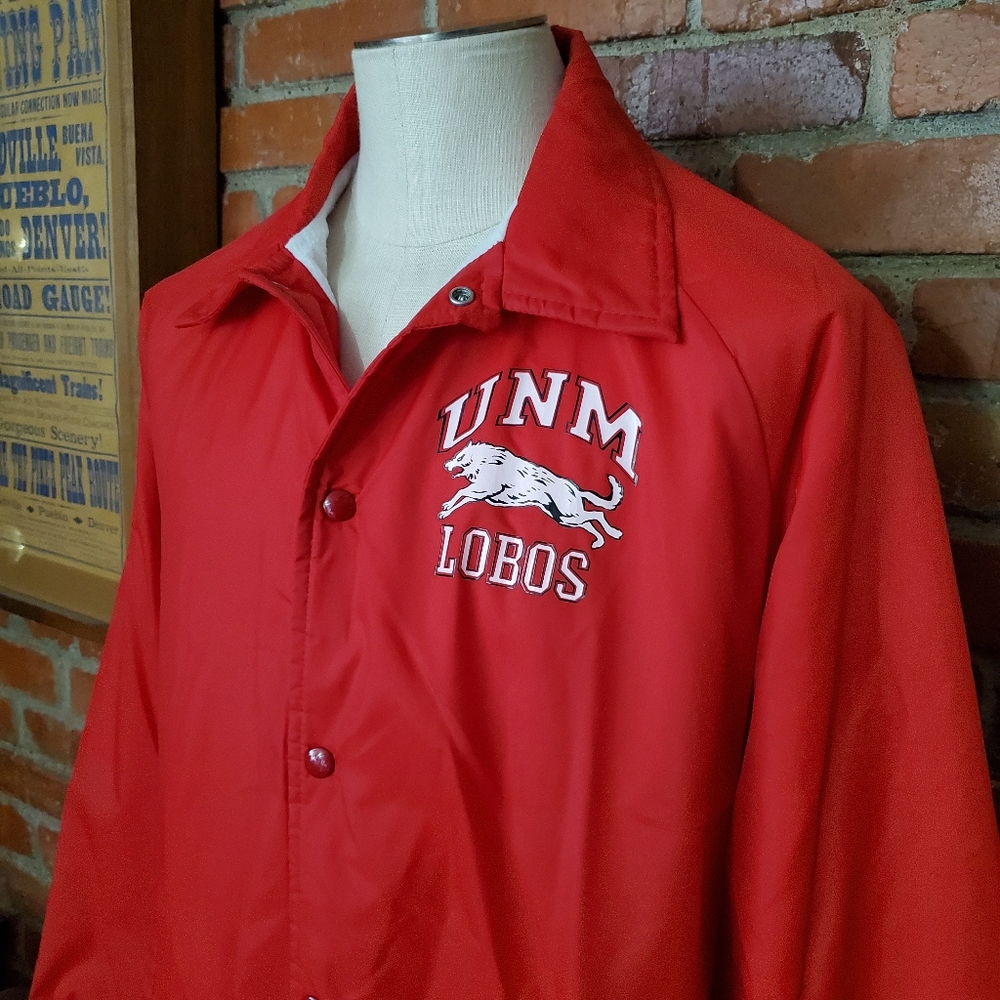 Vintage 80s Chalk Line Windbreaker Jacket Red UNM